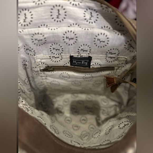 Myra Bag Backpack Leather & Calf Hair EUC - Picture 3 of 14
